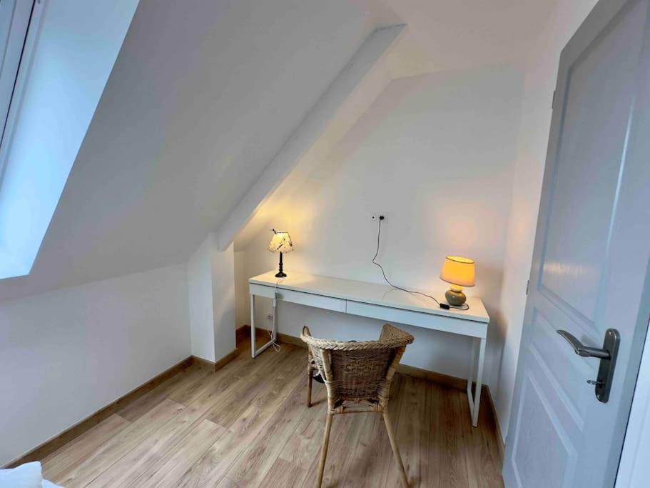Maison Vue Mer Chez Aline Digosville Bagian luar foto