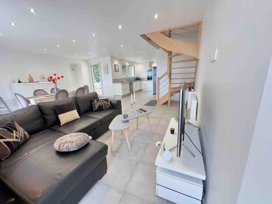 Maison Vue Mer Chez Aline Digosville Bagian luar foto